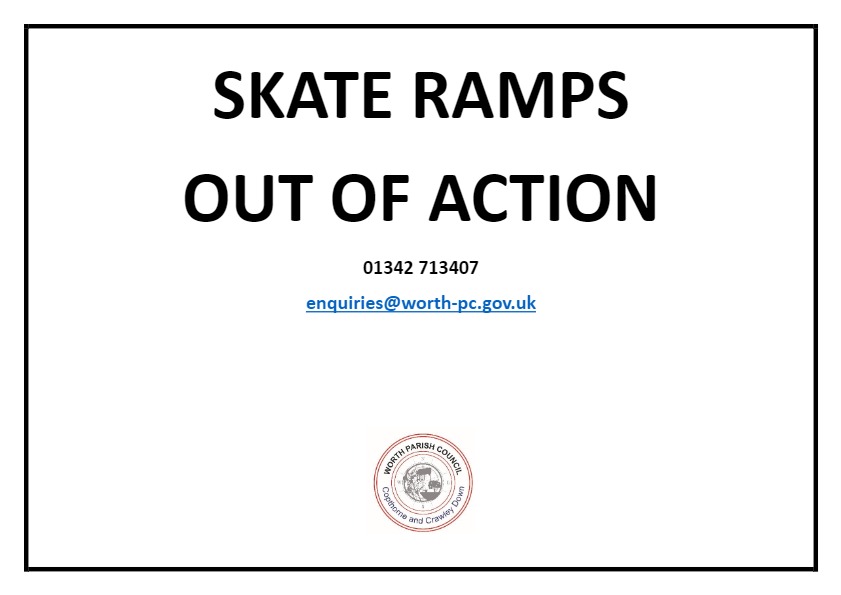 Skate Ramps Closure Poster