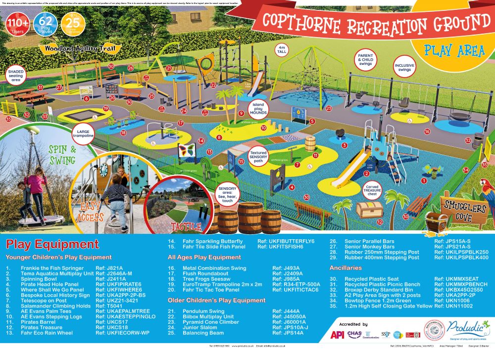 Copthorne Rec Playground Design