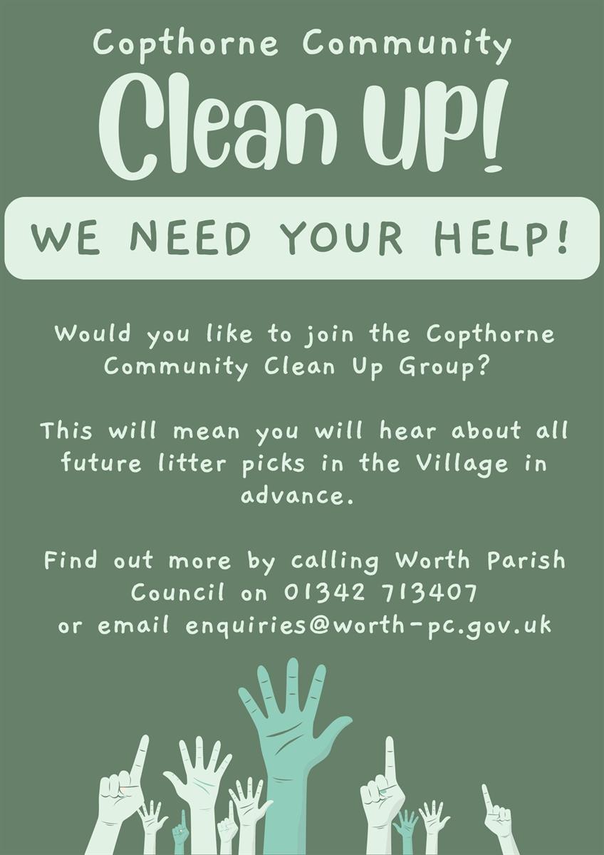 Copthorne Clean Up Group Poster